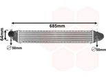 Van Wezel 58004248 - Intercooler Oe 1109138 Per Alhambra (7V), Sharan (7M)