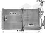 Van Wezel 37005425 - Oe 96805196 Condensatore Aria Condizionata Con Essiccatore Per Captiva, Antara (L07)