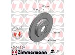 Zimmermann 400.3645.20 - Disco Freno Per Crossfire, Slk (R170), Slk (R171), Classe E (W210), Classe C (W202), Classe C (W203), Classe C (CL203), Classe C (S202), Classe C (S203), Clk (C208), Clk (C209), Clk (A208), Clk (A209)