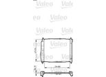 Valeo 735157 - Radiatore Oe 96443475, Raffreddamento Motore Per Aveo (T200), Aveo (T250, T255)