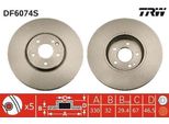 Trw DF6074S - Disco Freno Oe 5135475AC Per Crossfire, Clk (A208), Slk (R170)
