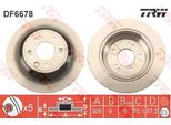 Trw DF6678 - Disco Freno Oe 42510 TL0 G51 Per Accord Ix, Accord Viii