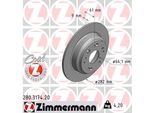 Zimmermann 280.3174.20 - Disco Freno Per Accord Vii