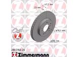 Zimmermann 280.3160.20 - Disco Freno Per Shuttle (Ra), CR-V I (Rd), HR-V (Gh), Integra (DC2, DC4), Legend Ii (Ka), Legend Iii (Ka), Prelude