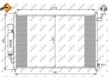 Nrf 35866 - Oe 80110SJD003 Condensatore Aria Condizionata Con Essiccatore Per FR-V (Be)