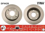 Trw DF4428 - Disco Freno Oe 42510 Sea E50 Per Accord Vii