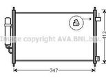 Prasco HD5233D - Oe 80110SJD003 Condensatore Aria Condizionata Con Essiccatore Per FR-V (Be)
