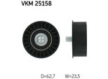 Skf Vkm 25158 Rullo Di Rinvio/Guida, Cinghia Dentata Oe 55350580 Compatibile Con Astra, Lacetti, Nubira, Astra F, Astra G, Astra H, Combo, Corsa B, Corsa C, Meriva, Signum, Tigra, Vectra, Zafira
