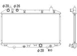 Nrf 53529 - Oe 19010RSHE01 Radiatore, Raffreddamento Motore Per Civic Viii
