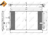 Nrf 35865 - Condensatore Aria Condizionata Oe 80110SNAA01 Con Essiccatore Per Civic Viii
