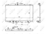 Nrf 53393 - Oe 19010RBBE51 Radiatore, Raffreddamento Motore Per Accord Vii