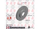 Zimmermann 280.3160.52 - Disco Freno Per Legend Ii (Ka), CR-V I (Rd), Integra (DC2, DC4), HR-V (Gh), Legend Iii (Ka), Prelude, Shuttle (Ra)