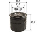 Valeo 586097 - Filtro Olio Oe 4884 899AB Per 300 C (Le, Lx), Sebring (J), Cougar, Maverick, Mondeo Ii, Mondeo Iii, Mpv Ii (Lw)