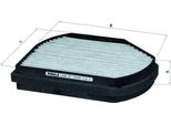Mahle Lak 37 - Oe 05101438AA Filtro Aria In Cabina Per Crossfire, Classe E (W210), Classe E (S210), Slk (R170), Classe C (W202), Classe C (S202), Clk (C208), Clk (C209), Clk (A208)
