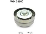 Skf Vkm 38600 - Oe 04861633AA Puleggia Folle, Cinghia A V Per Voyager Iv