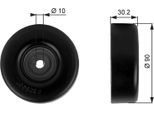 Gates T38042 - Puleggia Folle Oe 4792112, Cinghia A V Per Voyager Iii (Gs), Sebring (F), Stratus (J), Voyager Iv, 300 M (Lr), Cherokee (Xj), Grand Cherokee I (Zg, Zj), Wrangler Ii (Tj)