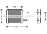 Prasco DWA6024 - Oe 96314858 Scambiatore Di Calore, Riscaldatore Per Matiz (M200, M250), Spark (M200, M250)
