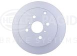 Hella 8DD 355 110-491 - Oe 1132107700 Disco Freno Per Corolla (E12), Corolla Verso (E12), Yaris (P1), Yaris Verso (P2)