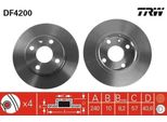 Trw DF4200 - Disco Freno Oe 5 69 112 Per Combo, Combo Tour, Corsa C (X01), Tigra Twintop (X04)
