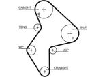 Gates 5249XS - Oe 0816 54 Cinghia Dentata Per Ulysse, 406, 605 (6B), 806 (221), 806 Van (Af)