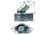 Mahle Ti 9 87 - Termostato Acqua Di Raffreddamento Oe 92062728 Per Lacetti (J200), Rezzo (U100), Captiva, Epica (KL1), Antara (L07), Frontera B (U99)