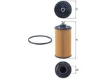 Mahle Ox 1245D - Filtro Olio Oe 25195785 Per Aveo (T300), Cruze (J300), Cruze (J305), Cruze (J308), Orlando (J309), Trax, Mokka X (J13), Zafira B