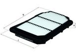Mahle Lx 2686 - Filtro Aria Oe 96438204 Per Lacetti (J200)