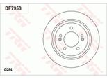 Disco Freno Trw DF7953 Oe 584113V500 Compatibile Con Grandeur, I30, Ioniq, Sonata, Ceed, Niro, Optima, Proceed, Soul, Xceed