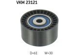 Skf Vkm 23121 Rullo Di Rinvio/Guida, Cinghia Dentata Oe 9467644089 Compatibile Con Fiesta, DS3, Ecosport, Focus, Kuga, Mondeo, S-Max, Tourneo, Transit, 2, 3, 5, Asx, Combo, Crossland X, Grandland, 2008, 206, 207, 208, 3008, 508, Expert, Partner, Rifter, 301, 308, Berlingo, C-Elysee, C3, C4, 4008, 5008, C5, DS4, DS5, Jumpy, Spacetourer, Scudo, B-Max, C-Max, Galaxy, Ka, Traveller, Proace, S60, S80,