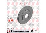Zimmermann 380.2111.20 - Disco Freno Per Sebring (J), C4 Aircross, Compass, Patriot (MK74), 4008