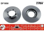 Trw DF1958 - Oe 51712 24100 Disco Freno Per Accent I (X-3), S (Slc)