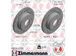 Zimmermann 150.3437.53 - Disco Freno Per Serie 1 (E81), Serie 1 (E87), Serie 3 (E90), Serie 3 (E93), Serie 3 (E92), Serie 3 (E91), X1 (E84)