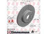 Zimmermann 150.2920.20 - Disco Freno Per Serie 3 (F30), Serie 3 Gt (F34), Serie 3 (F31), Serie 4 (F33), Serie 4 (F32, F82), Serie 4 (F36)