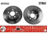 Trw DF2563 - Oe A 201 423 05 12 Disco Freno Per Cabriolet (A124), Classe E (W124), Classe E (W210), Classe E (A124), Classe E (C124), Classe E (S124)