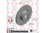 Zimmermann 150.3495.20 - Disco Freno Per X3 (F25), X4 (F26)