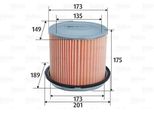 Valeo 585764 - Filtro Aria Oe 28113 32510 Per Lantra I (J-1), S (Slc), Sonata Ii (Y-2), Sonata Iii (Y-3)