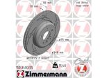 Zimmermann 150.3483.55 - Disco Freno Per Serie 5 (F10), Serie 5 (F11), Serie 6 (F12), Serie 6 (F13), Serie 6 (F06)