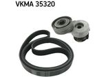Skf Vkma 35320 - Oe 13 40 600 Keilrippenriemensensatz FüR Astra H, Astra (A04), Corsa D (S07), Meriva (X03), Zafira B