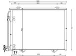 Mahle Ac 211 001S - Oe 05096844AA Condensatore Aria Condizionata Per Crossfire, Classe C (W202), Classe C (S202), Clk (C208), Clk (A208), Classe E (W210), Classe E (S210), Slk (R170), Slk (R171)