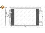 Nrf 35799 - Condensatore Aria Condizionata Oe 5142490AA Per Voyager Iv