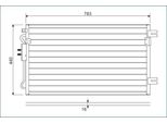 Valeo 817739 - Condensatore Aria Condizionata Oe 5142490AA Per Voyager Iv