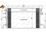 Nrf 35617 - Condensatore Aria Condizionata Oe 04677509AA Per Voyager Iv