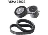 Skf Vkma 35022 - Oe 13 40 514 Keilrippenriemensensatz FüR Astra G, Astra H, Combo, Combo Tour, Corsa C (X01), Meriva (X03), Tigra Twintop (X04), Zafira B, Zafira A