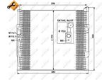 Nrf 35146 - Condensatore Aria Condizionata Oe 80110SR1023 Per Crx Iii (Eg, Eh), Civic Vi, Civic V