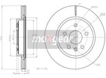 Maxgear 19-2368 - Oe 13502199 Disco Freno, Asse Posteriore Per Malibu (V300), Insignia A (G09)