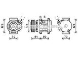 Prasco CTK037 - Compressore Aria Condizionata Oe 20910245 Per Captiva, Antara (L07)