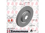 Zimmermann 400.5500.20 - Disco Freno Per Classe Gl (X166), Gle (W166), Gle (C292), Gls (X166), Classe M (W166)