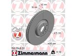 Zimmermann 150.2948.20 - Disco Freno Per X5 (E70), X5 (F15, F85), X6 (E71), X6 (F16)