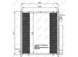 Nrf 35562 - Oe 80110SAA003 Condensatore Aria Condizionata Con Essiccatore Per Jazz Ii