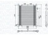 Magneti Marelli 350203907000 - Oe 80110 Saa 003 Condensatore Aria Condizionata Con Essiccatore Per Jazz Ii